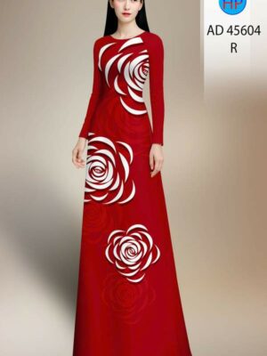 Vải Áo Dài Hoa Văn AD 45604