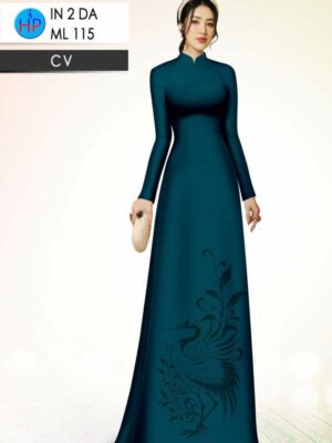 Vải Áo Dài Chim Hạc AD ML115
