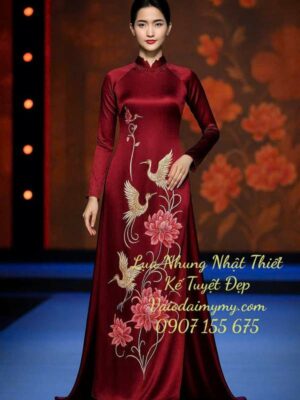 Vải Áo Dài Vai ao dai dep AD