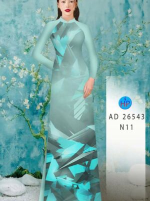 Vải Áo Dài Hoa Văn AD 26543