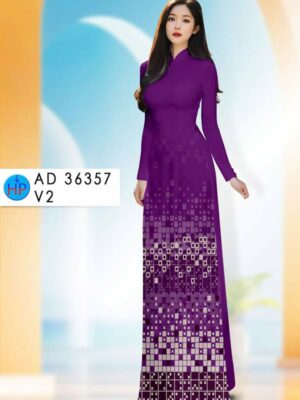 Vải Áo Dài Hoa Văn AD 36357