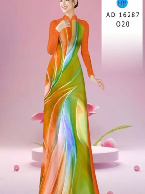 Vải Áo Dài Hoa Văn AD 16287