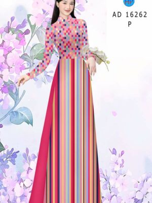 Vải Áo Dài Hoa Văn AD 16262