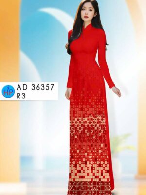 Vải Áo Dài Hoa Văn AD 36357