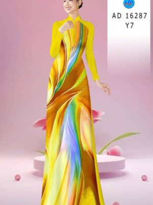 Vải Áo Dài Hoa Văn AD 16287