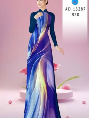 Vải Áo Dài Hoa Văn AD 16287