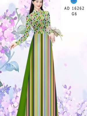 Vải Áo Dài Hoa Văn AD 16262