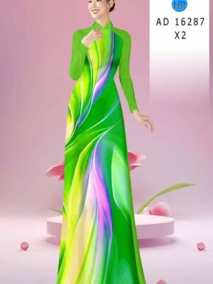 Vải Áo Dài Hoa Văn AD 16287