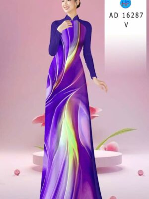 Vải Áo Dài Hoa Văn AD 16287