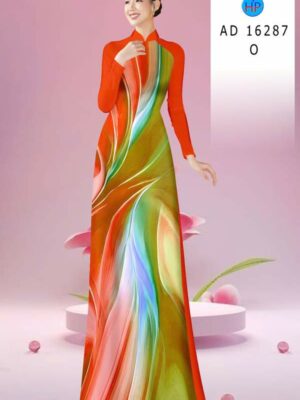 Vải Áo Dài Hoa Văn AD 16287