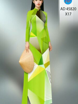 Vải Áo Dài Hoa Văn AD 45820