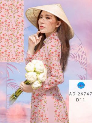 Vải Áo Dài Hoa Đều AD 26747