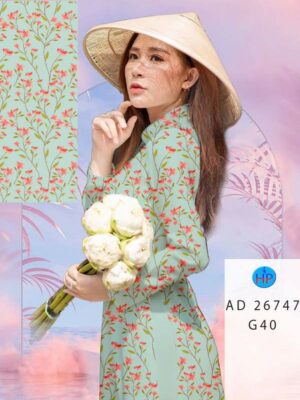 Vải Áo Dài Hoa Đều AD 26747