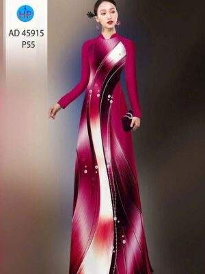 Vải Áo Dài Hoa Văn AD 45915