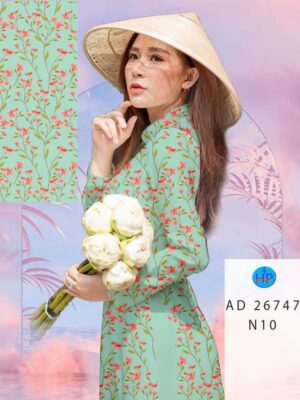 Vải Áo Dài Hoa Đều AD 26747