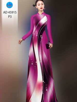 Vải Áo Dài Hoa Văn AD 45915