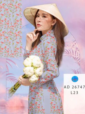 Vải Áo Dài Hoa Đều AD 26747