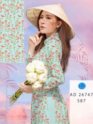 Vải Áo Dài Hoa Đều AD 26747