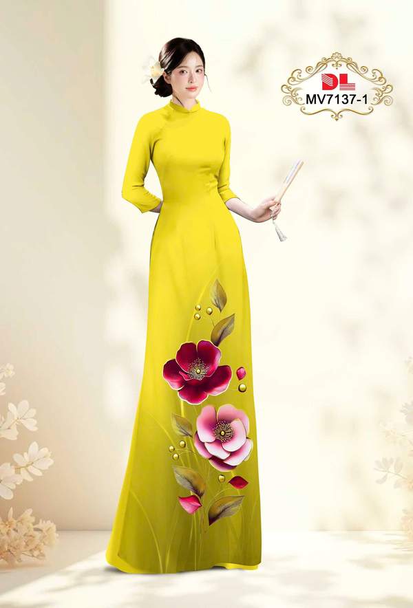 Vải Áo Dài Vai ao dai dep AD