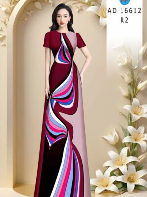 Vải Áo Dài Hoa Văn AD 16612