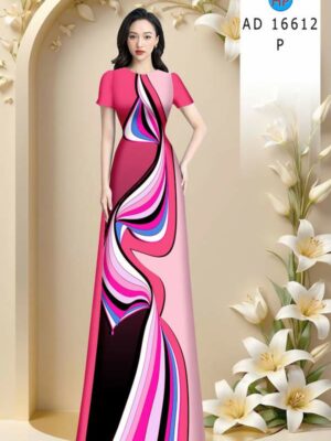 Vải Áo Dài Hoa Văn AD 16612