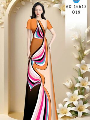 Vải Áo Dài Hoa Văn AD 16612