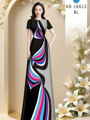 Vải Áo Dài Hoa Văn AD 16612