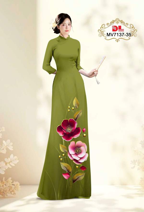 Vải Áo Dài Vai ao dai dep AD