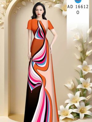 Vải Áo Dài Hoa Văn AD 16612