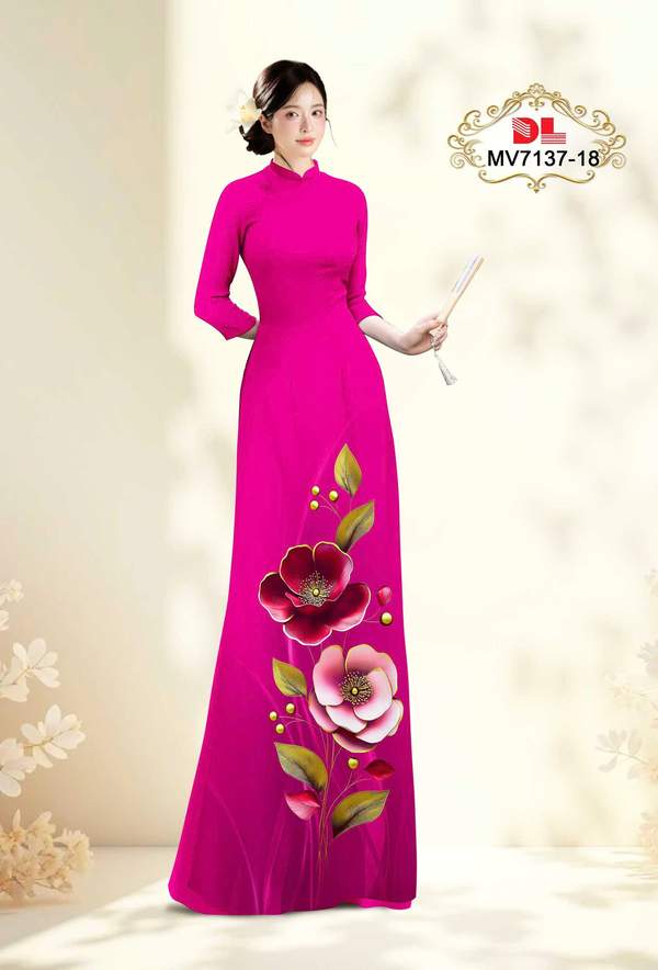 Vải Áo Dài Vai ao dai dep AD