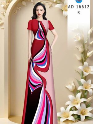 Vải Áo Dài Hoa Văn AD 16612