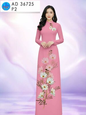 Vải Áo Dài Hoa Cúc AD 36725