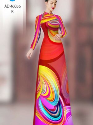 Vải Áo Dài Hoa Văn AD 46056
