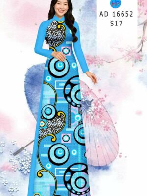 Vải Áo Dài Hoa Văn AD 16652