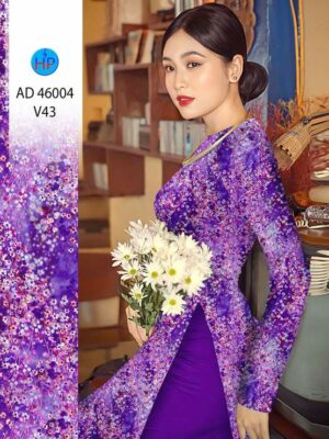 Vải Áo Dài Hoa Nhí AD 46004