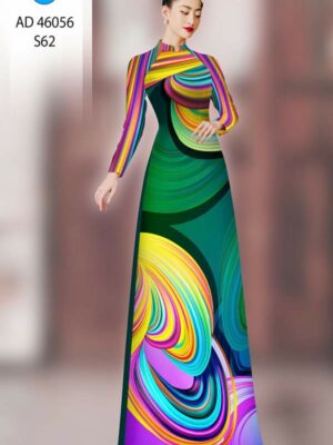 Vải Áo Dài Hoa Văn AD 46056