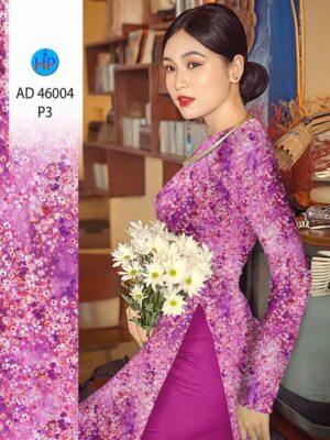Vải Áo Dài Hoa Nhí AD 46004