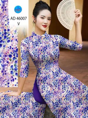 Vải Áo Dài Hoa Đều AD 46007