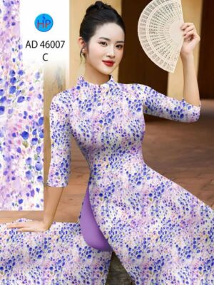 Vải Áo Dài Hoa Đều AD 46007