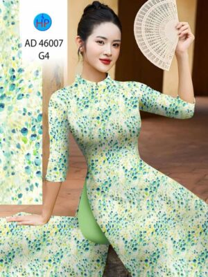 Vải Áo Dài Hoa Đều AD 46007