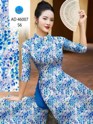 Vải Áo Dài Hoa Đều AD 46007