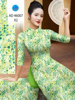 Vải Áo Dài Hoa Đều AD 46007