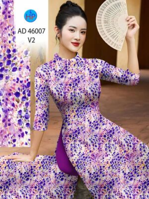 Vải Áo Dài Hoa Đều AD 46007