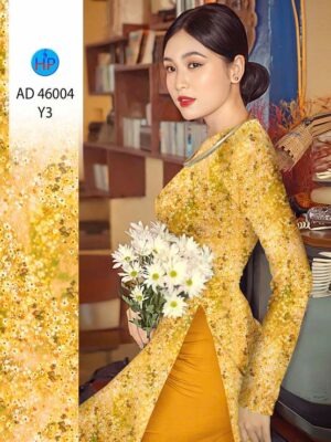 Vải Áo Dài Hoa Nhí AD 46004
