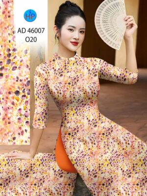 Vải Áo Dài Hoa Đều AD 46007