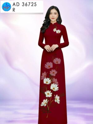 Vải Áo Dài Hoa Cúc AD 36725