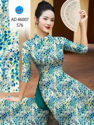 Vải Áo Dài Hoa Đều AD 46007