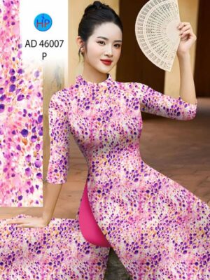 Vải Áo Dài Hoa Đều AD 46007