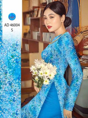 Vải Áo Dài Hoa Nhí AD 46004
