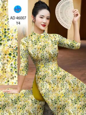 Vải Áo Dài Hoa Đều AD 46007